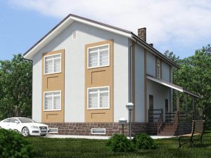 Каркасный дом 168,5м