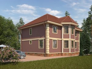 Каркасный дома 190,5м