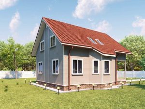 Каркасный дом 152,5м