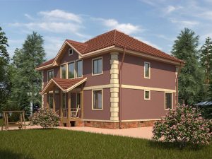 Каркасный дома 190,5м