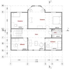Каркасный дома 190,5м