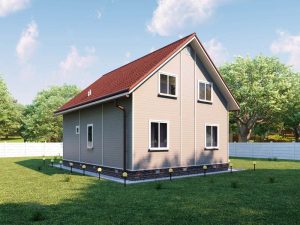 Каркасный дом 152,5м