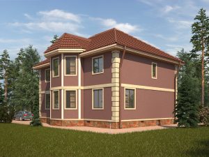 Каркасный дома 190,5м