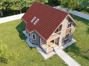 Каркасный дом 152,5м