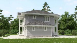 Дом из бруса 146м