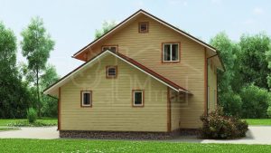 Каркасный дом 133м