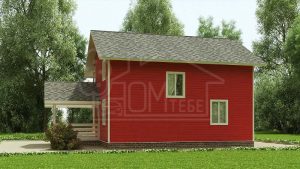 Каркасный дом 122м