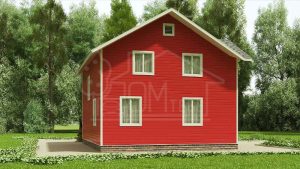 Каркасный дом 122м