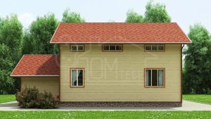 Каркасный дом 133м