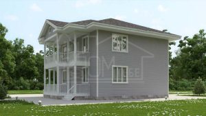 Дом из бруса 146м