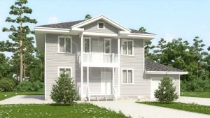 Дом из бруса 146м