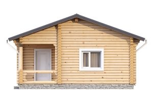 Баня из бревна 36м