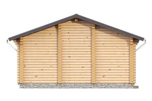 Баня из бревна 36м