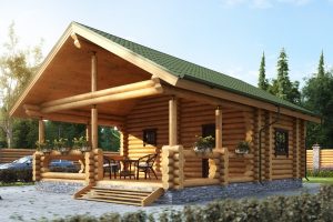 Баня из бревна 28,9м