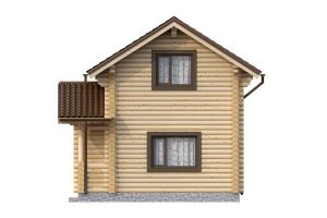 Баня из бревна 48м