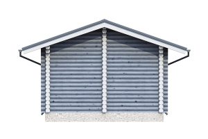 Баня из бревна 25м