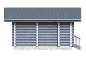 Баня из бревна 25м