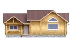 Баня из бревн 70м