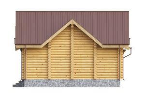 Баня из бревн 70м