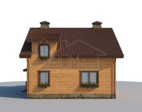 Каркасный дом 145м