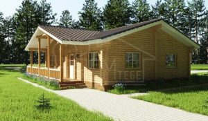 Дом из бруса 99м
