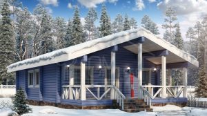 Дом из бруса 95м