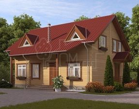 Каркасный дом 193м