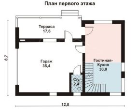 Каркасный дом 135м