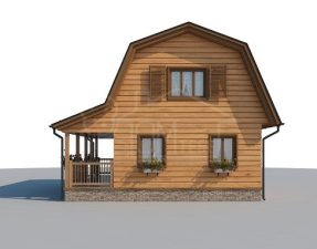 Каркасный дом 84м