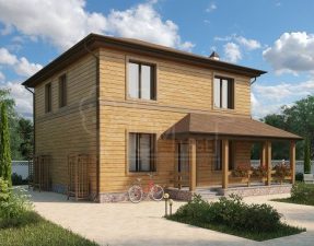 Каркасный дом 137м