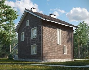 Каркасный дом 117м