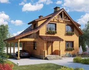 Каркасный дом 145м