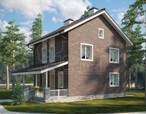 Каркасный дом 117м