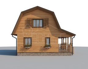 Каркасный дом 84м