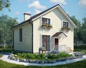 Каркасный дом 125м