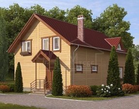 Каркасный дом 193м