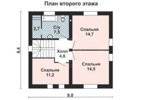 Каркасный дом 117м
