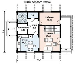 Каркасный дом 156м