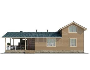 Каркасный дом 109м