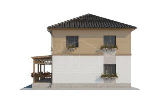 Каркасный дом 127м