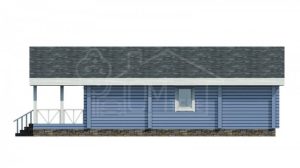 Дом из бруса 95м