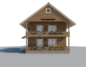 Каркасный дом 61м