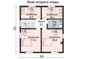 Каркасный дом 137м