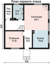 Каркасный дом 125м