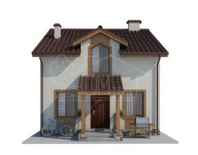 Каркасный дом 87м