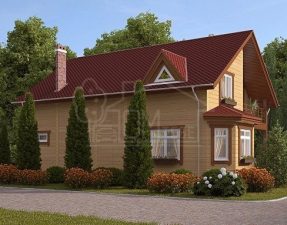 Каркасный дом 193м