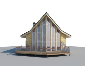 Каркасный дом 106м