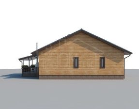 Каркасный дом 119м