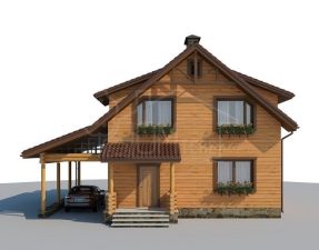 Каркасный дом 145м