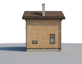 Каркасный дом 63м